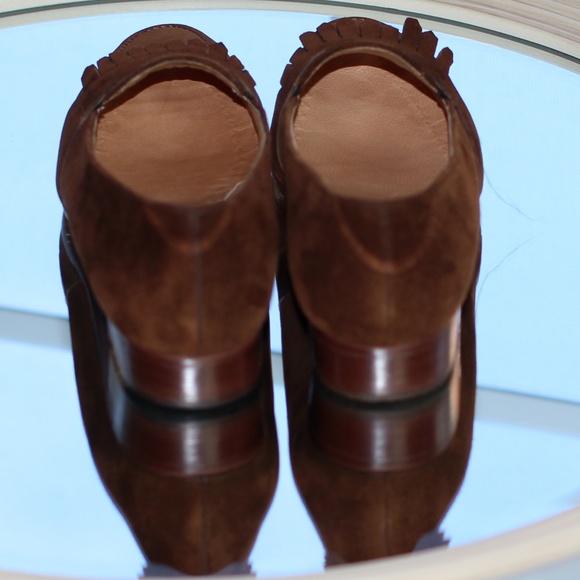 Ralph Lauren Suede Fringe Loafer - Picture 8 of 8